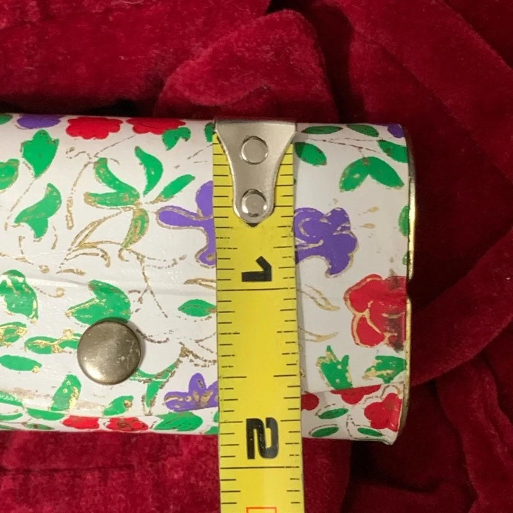 Vintage Floral Lipstick Case - Dual with Mirror